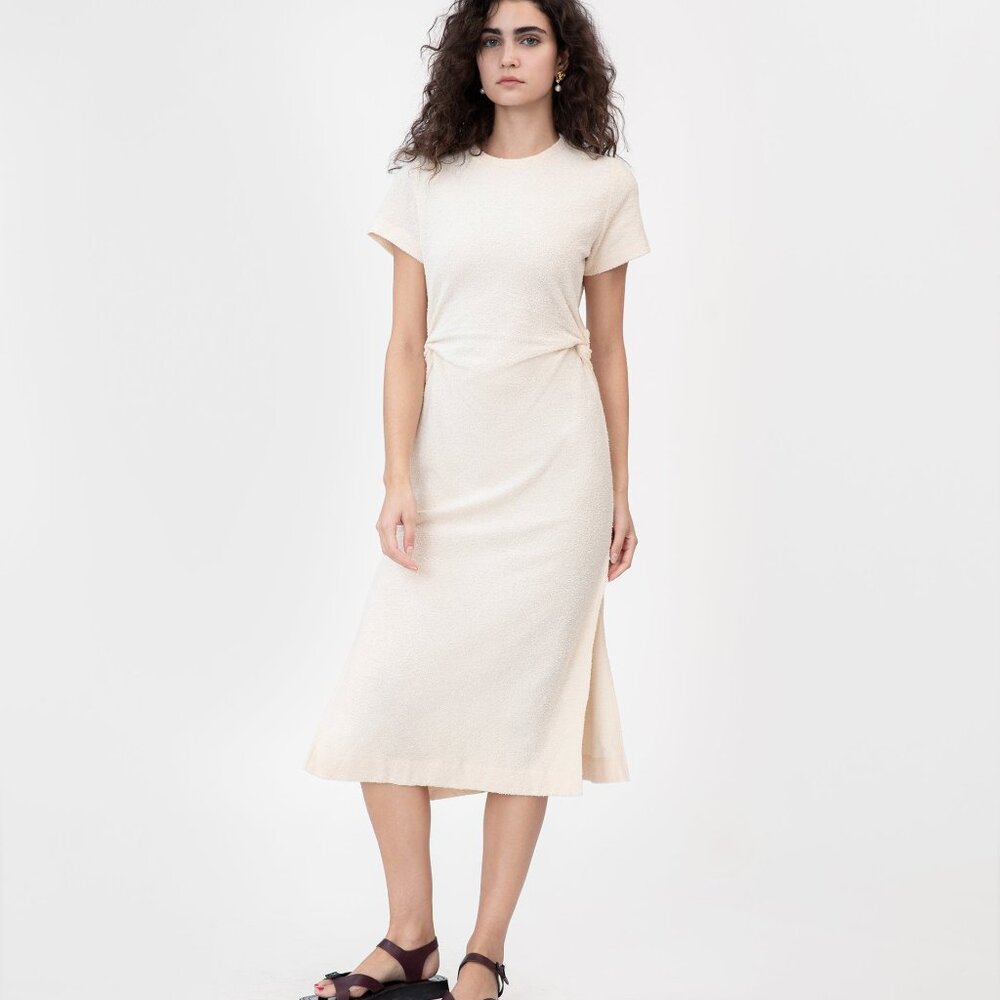Tanya Taylor Aurora Crewneck Cover Up Tshirt Dress